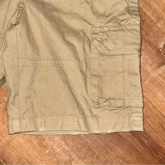 Ditch Plains Boys Cargo Shorts Size 18 Khaki Tan 100% Cotton NWT New With Tags - Picture 3 of 11